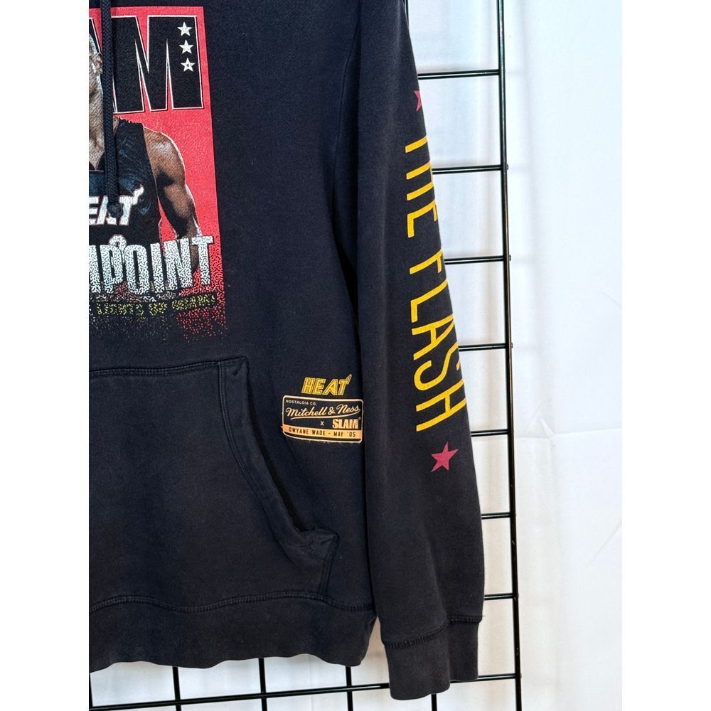 Mitchell & Ness Slam Cover May '05 Hoodie Dwayne Wade 'Flashpoint' Heat Mens M - Picture 5 of 12
